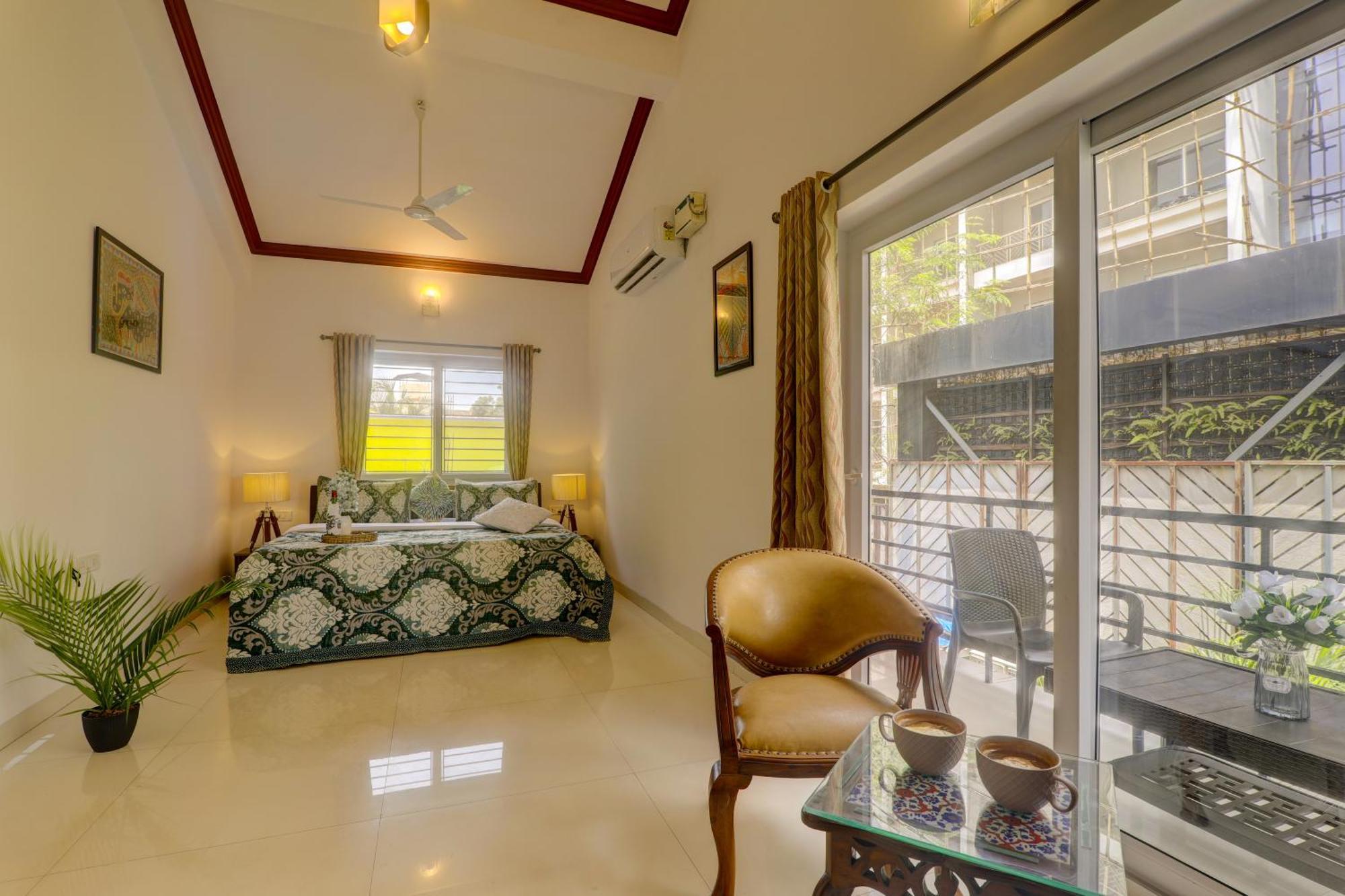 Ludo Private Pool Villa, Wifi-Caretaker-Parking, North Goa Baga Dış mekan fotoğraf